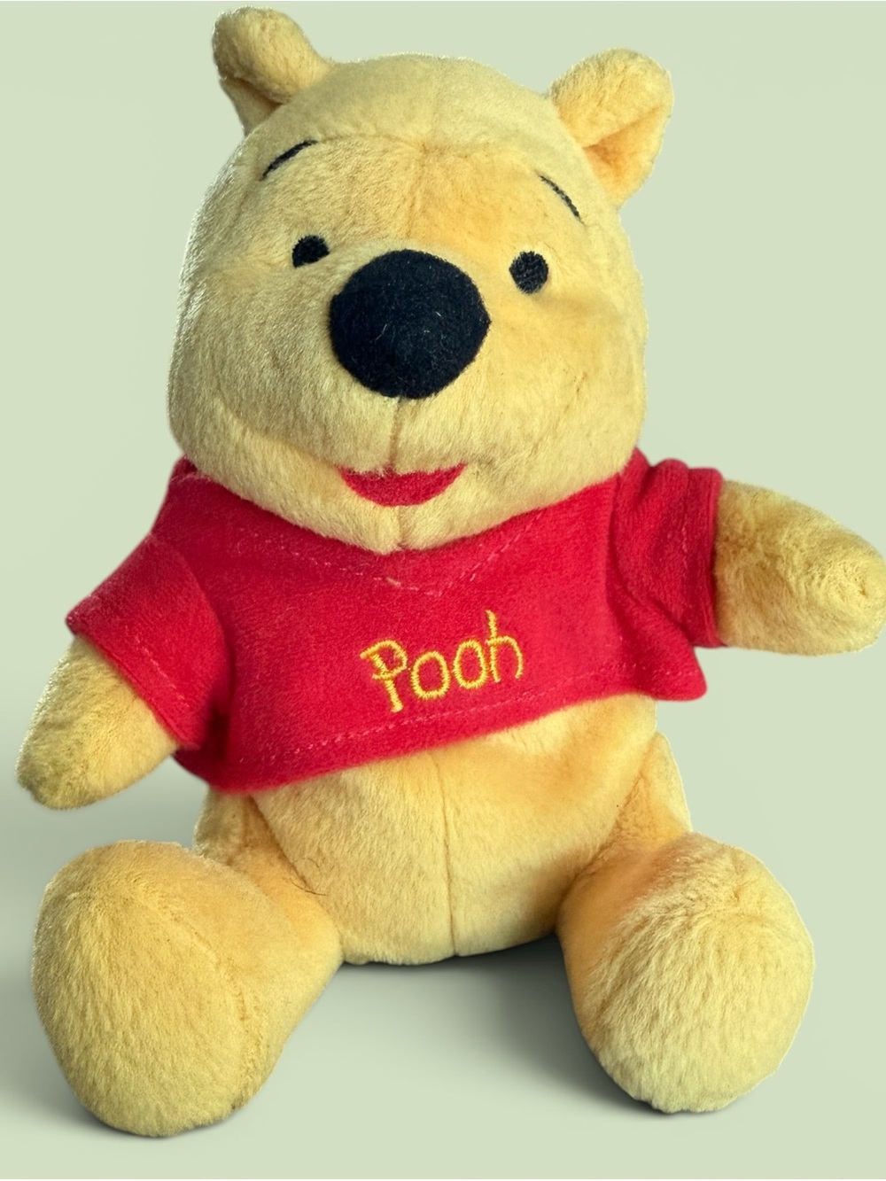 Vintage Disney Winnie the Pooh Plush Arcotoys Mattel 6” Pooh Bear